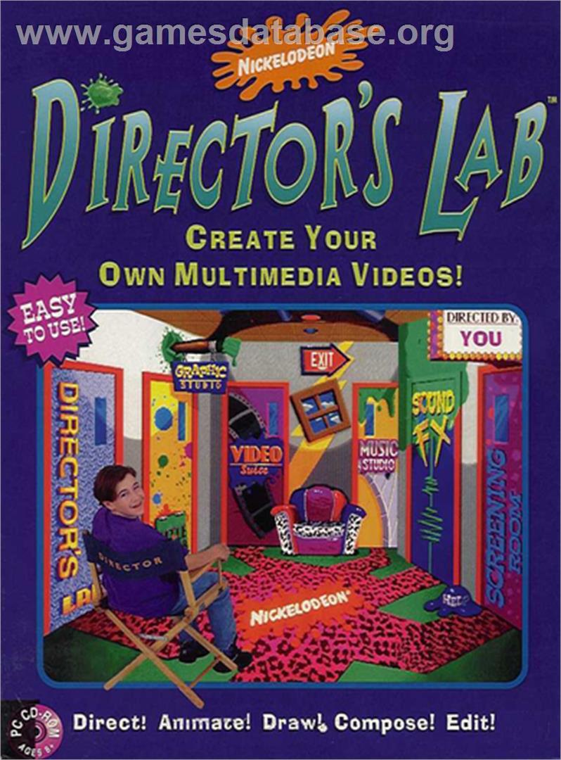Nickelodeon Director's Lab - Microsoft DOS - Artwork - Box